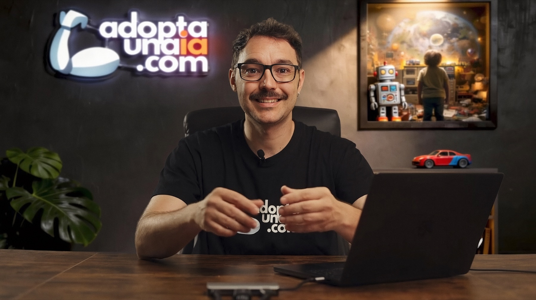 Javi Fédez en su estudio
